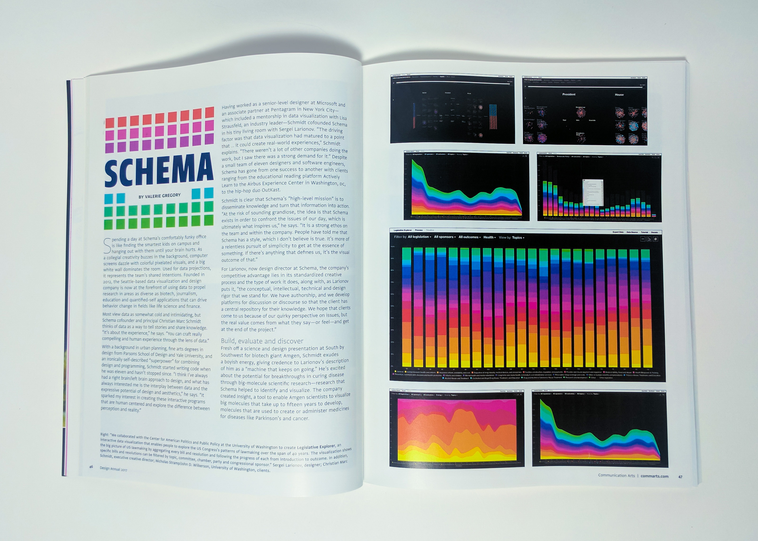 Schema Featured in Communication Arts Design Annual 58
