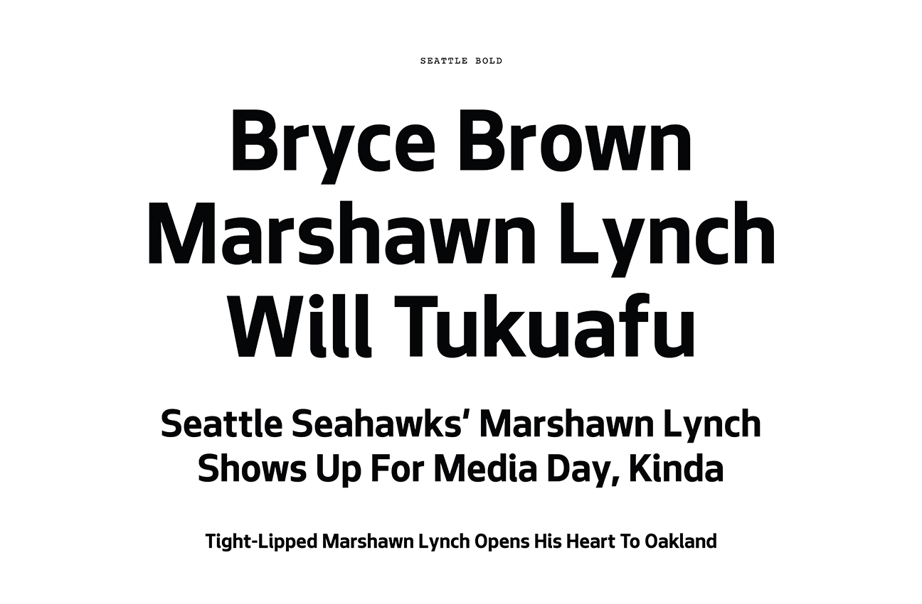 Creating a Custom Font for Seattle