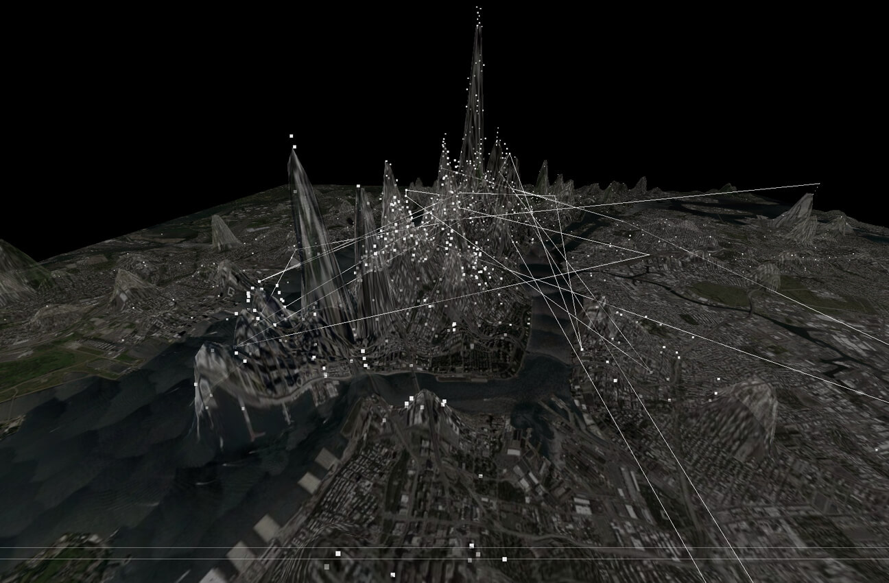 Revealing Social Networks in Cities