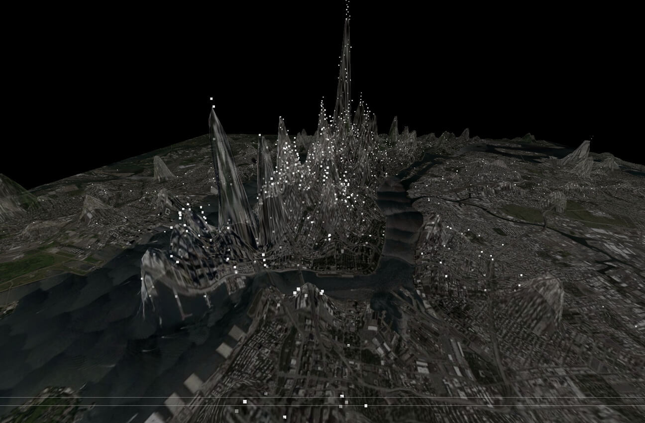 Revealing Social Networks in Cities