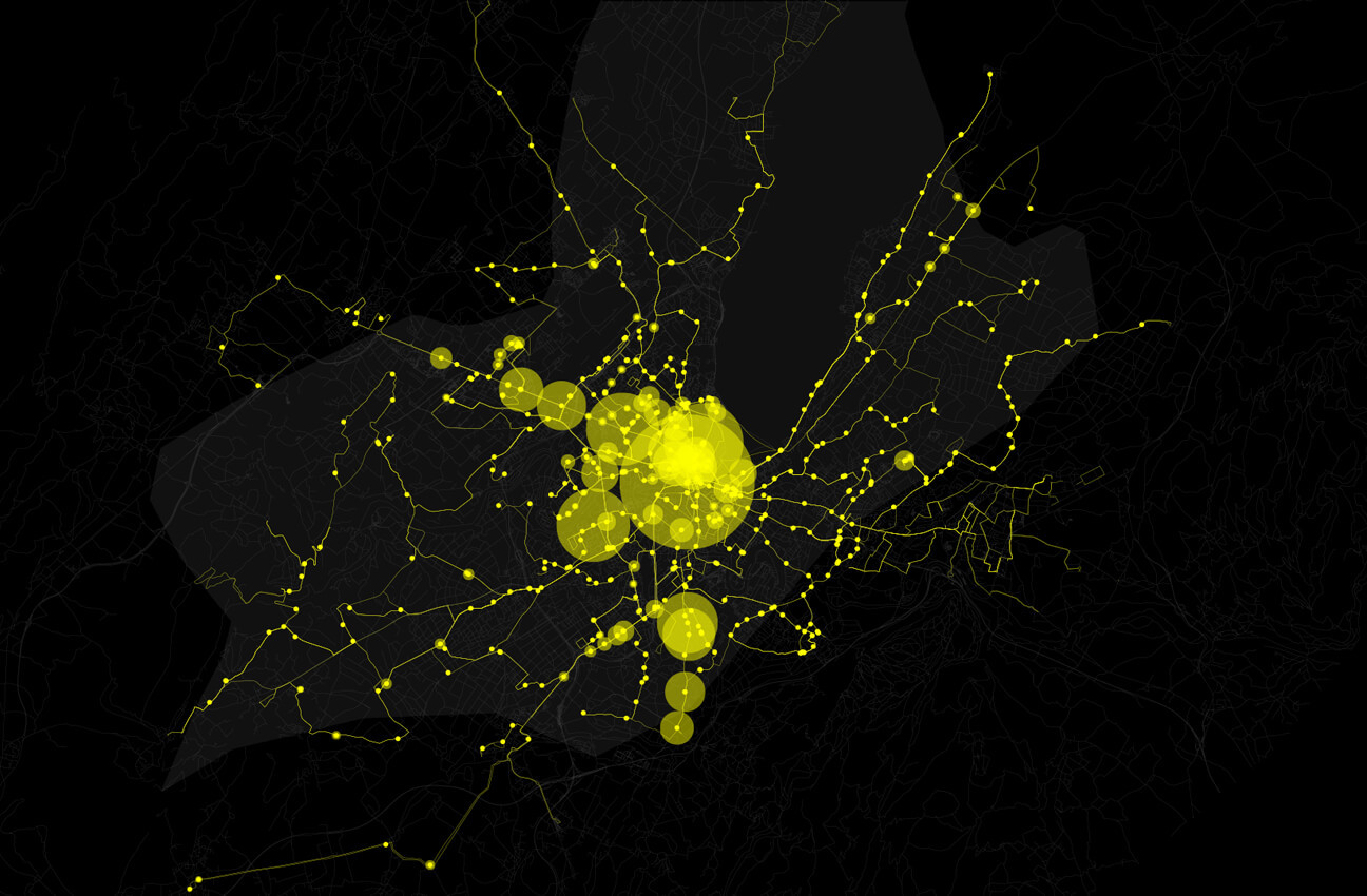 Mapping Public Transit in Cities